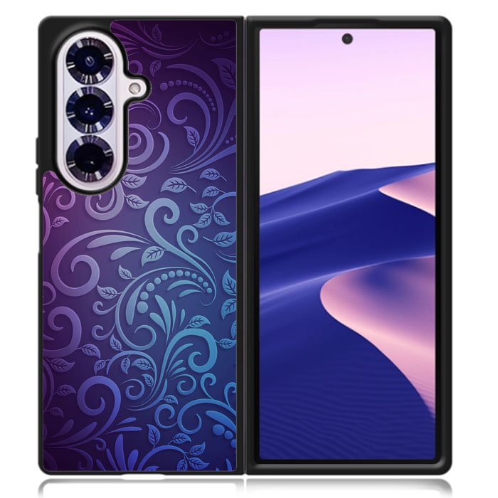 Leaf pattern Samsung Galaxy Z Fold 7 Case OV5545