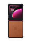 Apple Brown Motorola Moto Razr Plus 2023 , Moto Razr+ 2023 Case