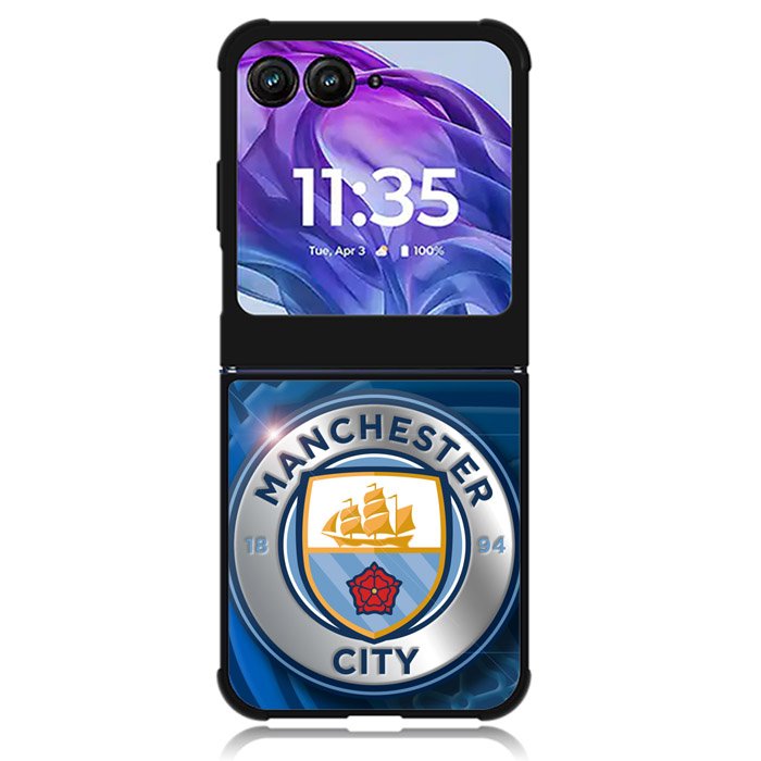 Manchester city 1st Motorola Moto Razr Plus 2024 , Moto Razr+ 2024 Case