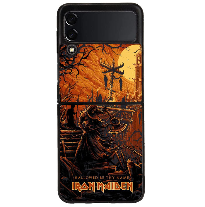 Hallowed be thy name Iron Maiden Samsung Galaxy Z Flip 4 5G 2022 Case