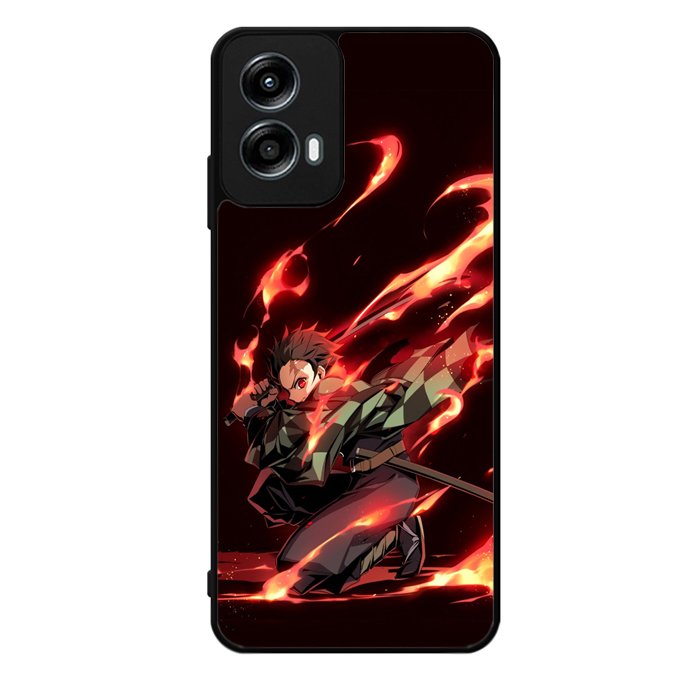 Tanjiro Kimetsu No Yaiba Motorola Moto G Play 2024 Case OV5379