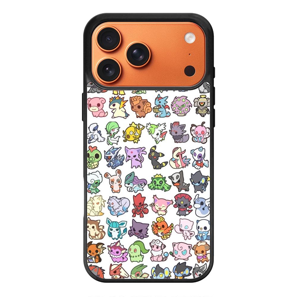 Pattern Pokemon iPhone 17 Pro Max Case QC0065