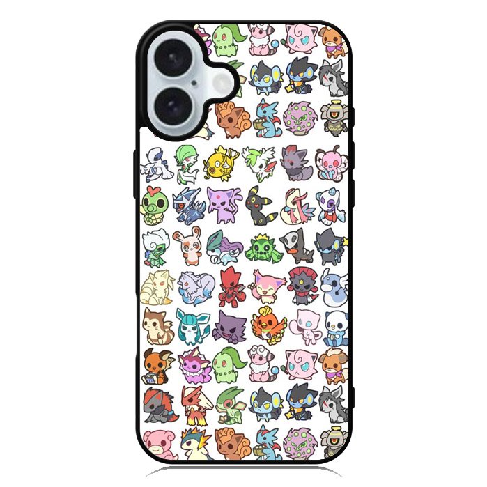 Pattern Pokemon iPhone 16 Plus Case QC0065