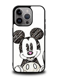 Mickey Mouse Hand Drawing iPhone 16 Pro Max Case QC0066