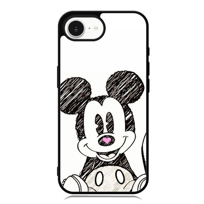Mickey Mouse Hand Drawing iPhone 16e Case OV0066