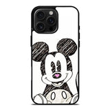 Mickey Mouse Hand Drawing iPhone 16 Pro Max Case OV0066