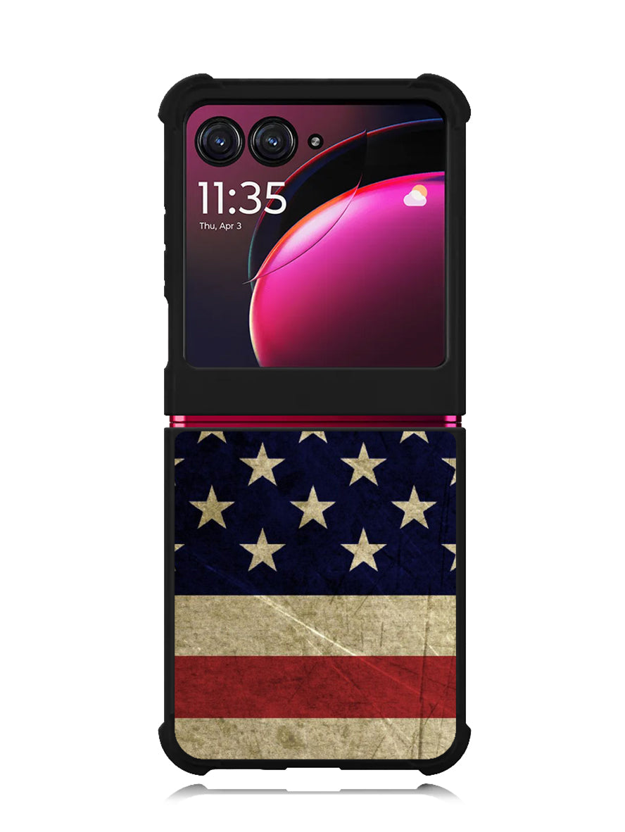American Flag 3 Motorola Moto Razr Plus 2023 , Moto Razr+ 2023 Case OV0073