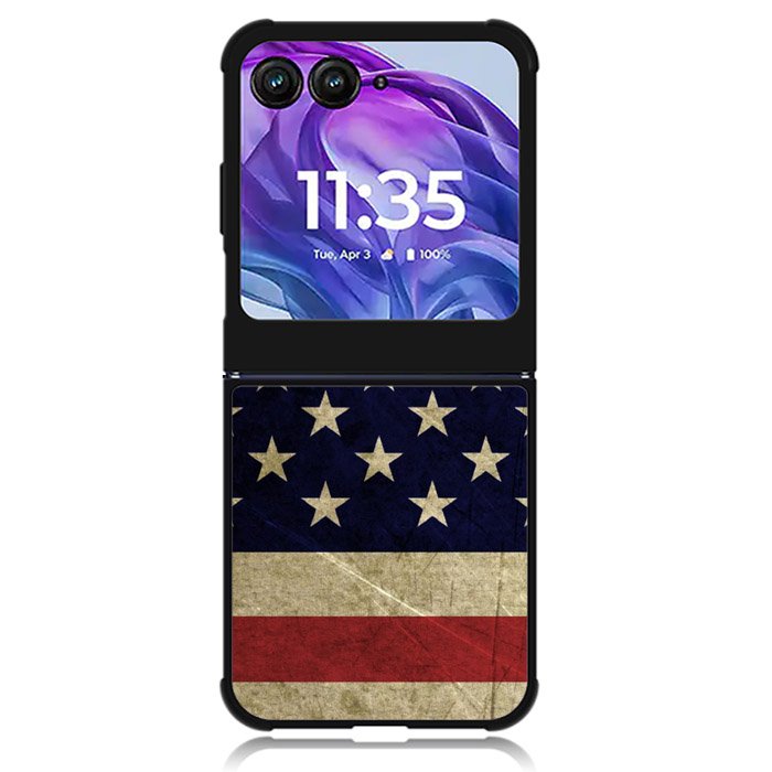 American Flag 3 Motorola Moto Razr Plus 2024 , Moto Razr+ 2024 Case OV0073