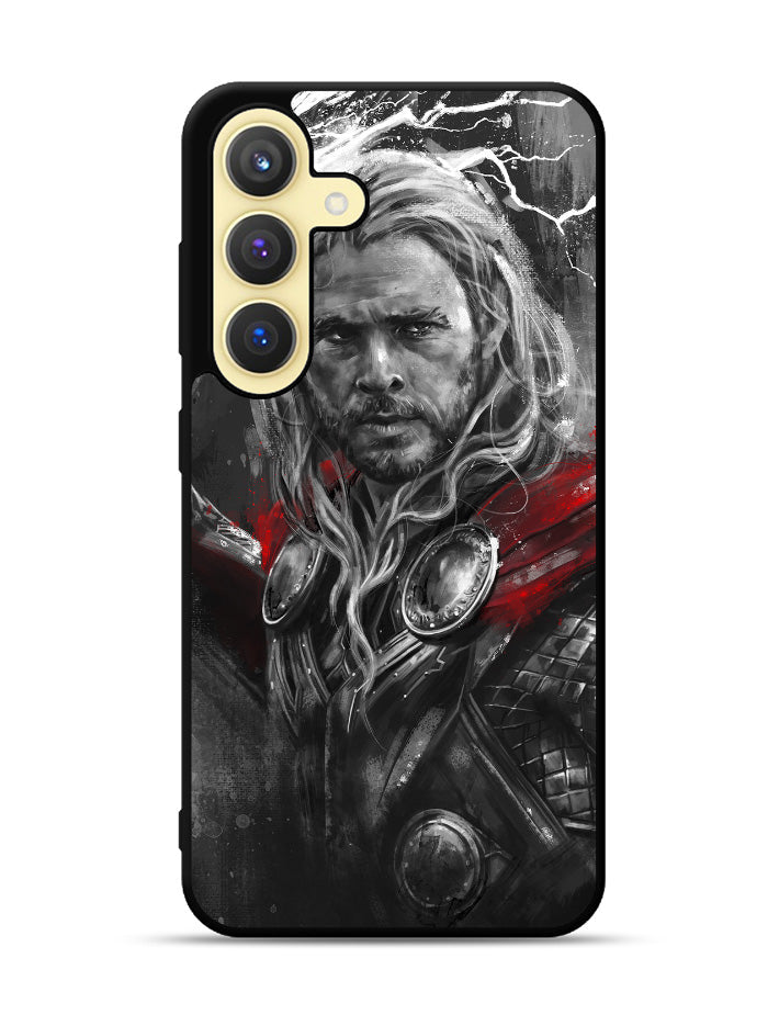 Thor God On Thunder Samsung Galaxy S24 Plus 5G , Samsung Galaxy S24+ 5G Case OV0076