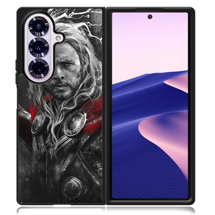 Thor God On Thunder Samsung Galaxy Z Fold 7 Case OV0076