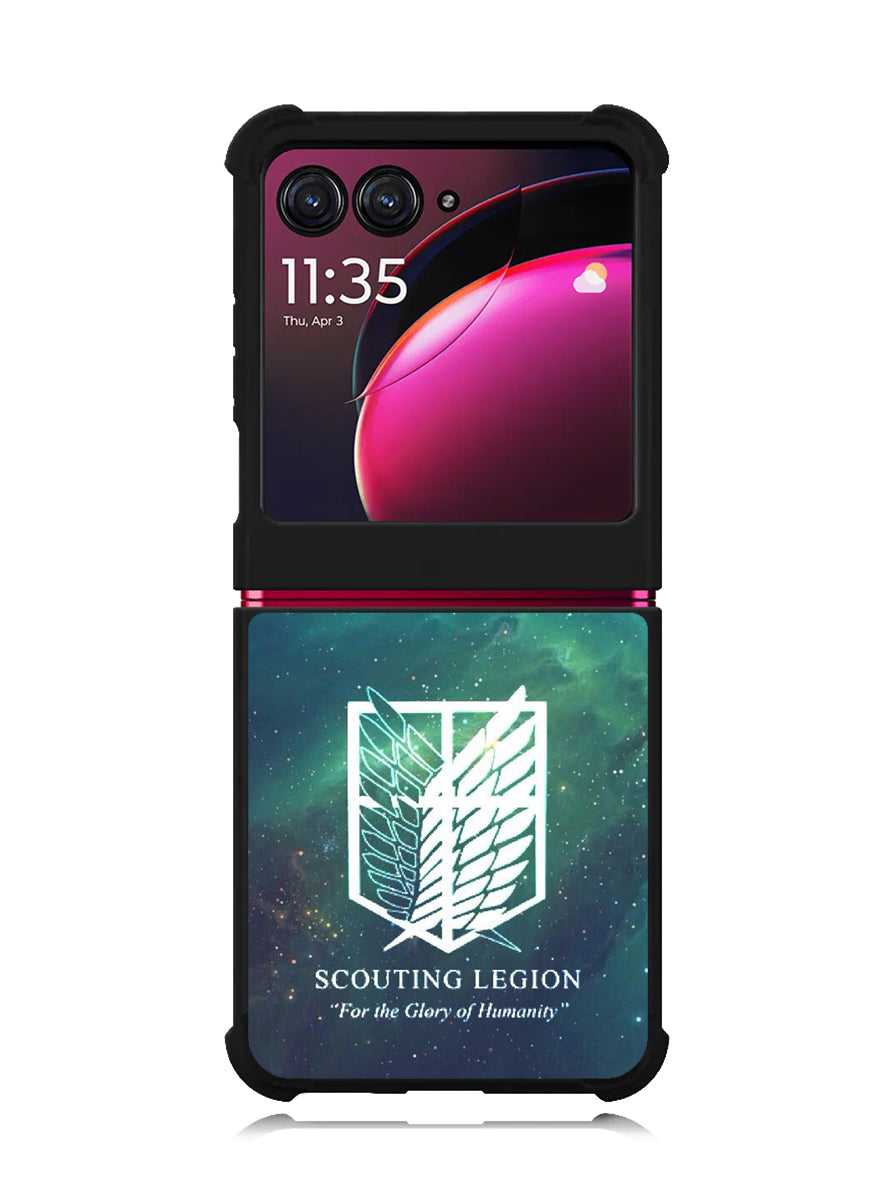 Attack in Titan Shingeki no Kyojin Scouting Legion Wings of Freedom Motorola Moto Razr Plus 2023 , Moto Razr+ 2023 Case OV0085