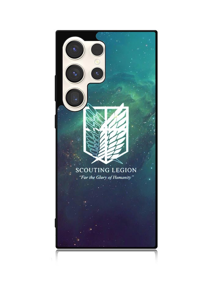 Attack in Titan Shingeki no Kyojin Scouting Legion Wings of Freedom Samsung Galaxy S25 Ultra 5G Case QC0085