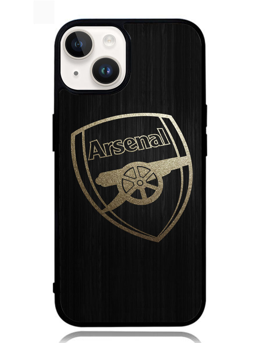 Arsenal Logo Gold iPhone 14 Plus Case OV0087