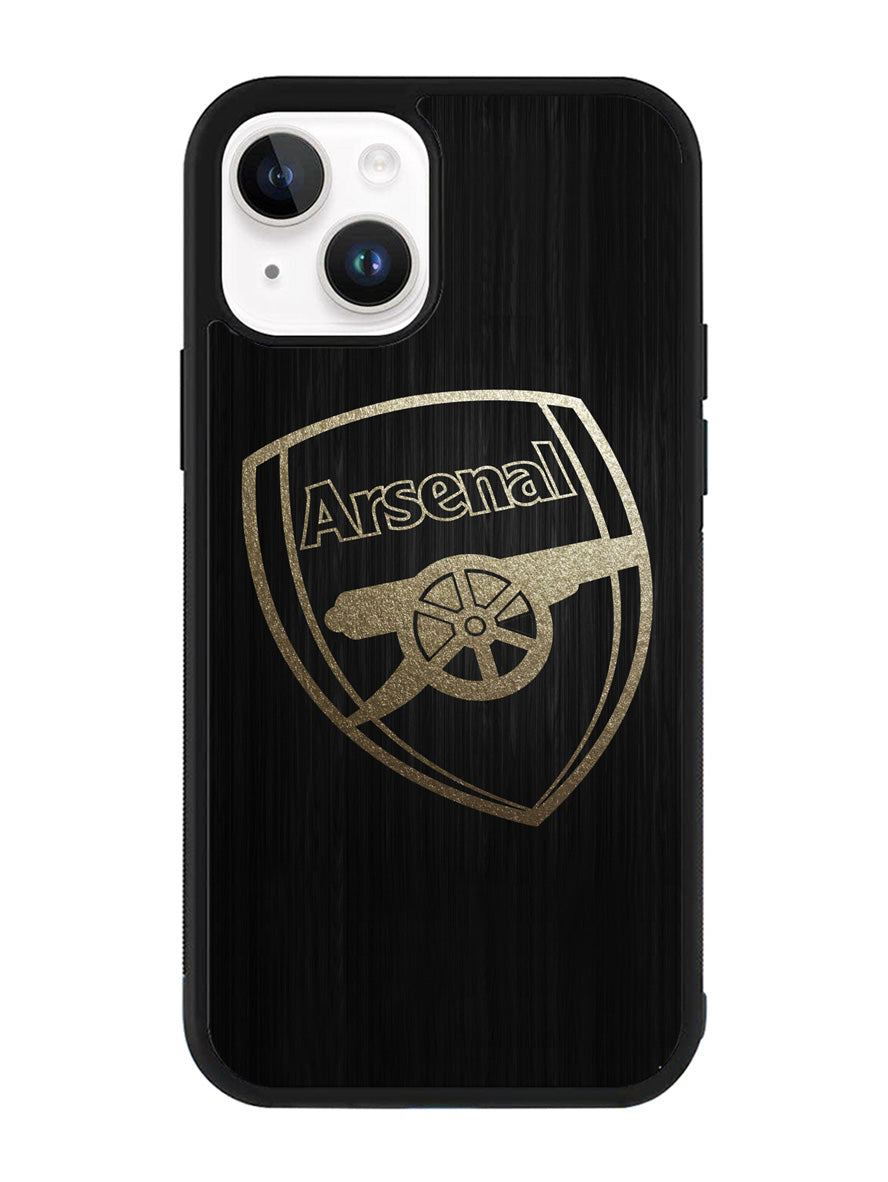 Arsenal Logo Gold iPhone 15 Plus Case OV0087