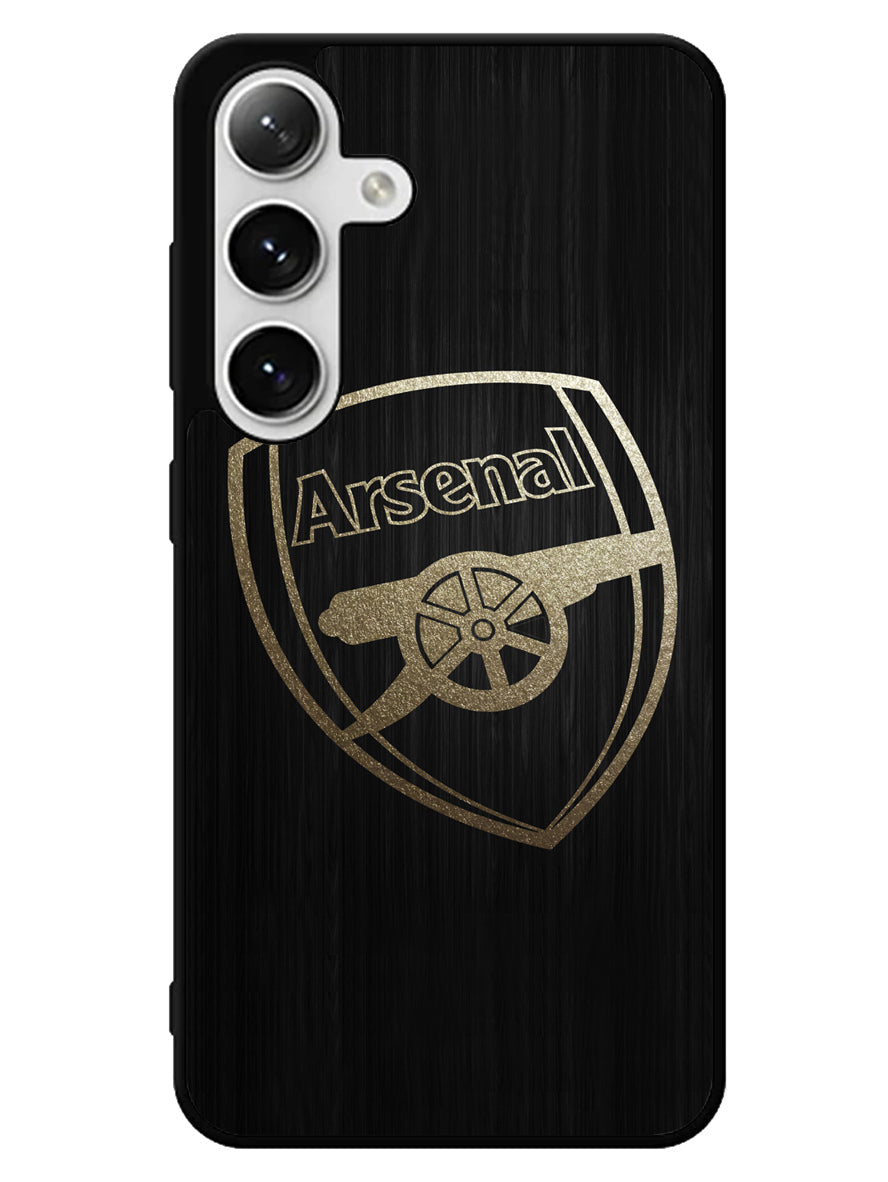 Arsenal Logo Gold 1st Samsung Galaxy S24 5G Case