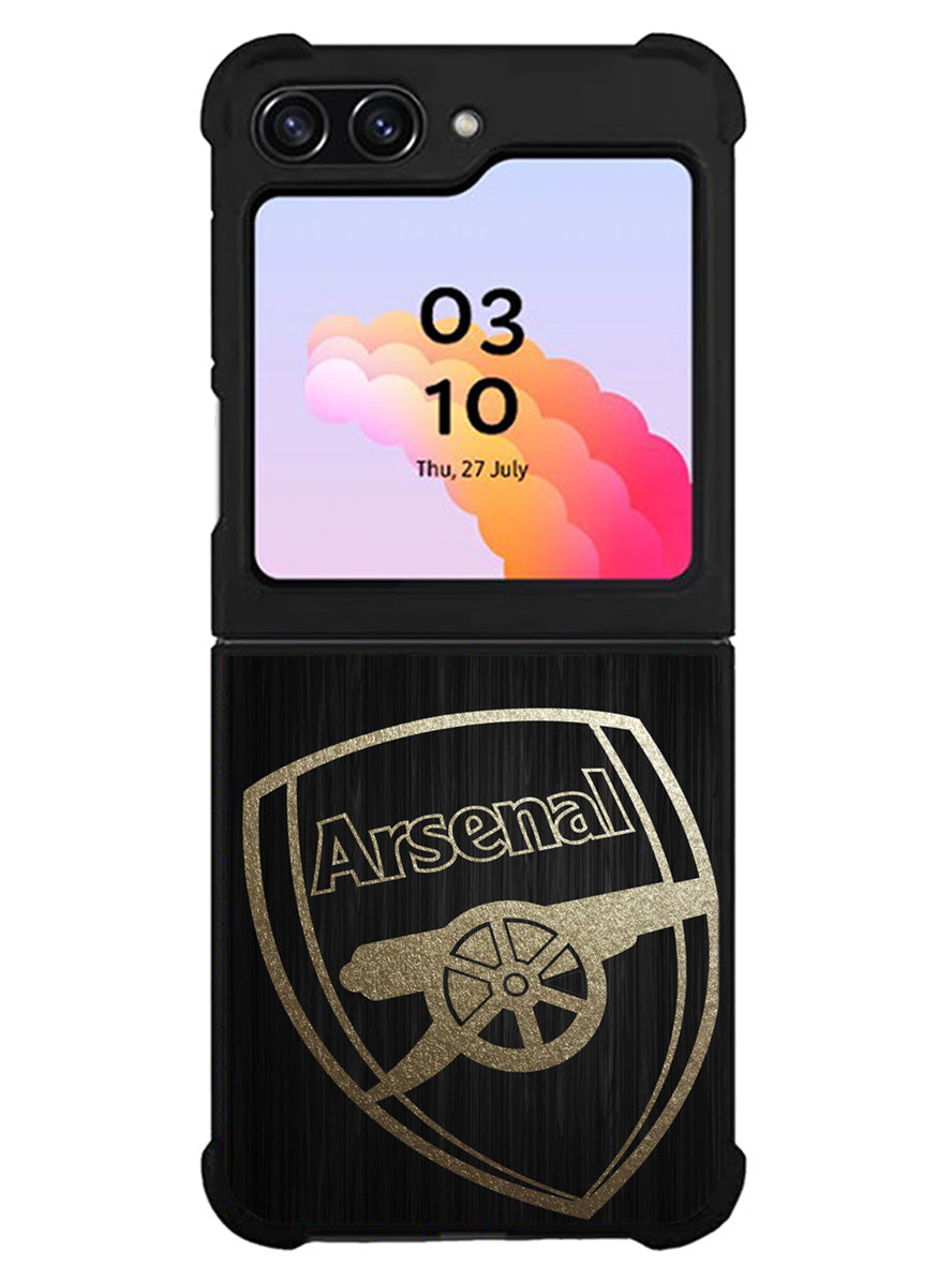 Arsenal Logo Gold 1st Samsung Galaxy Z Flip 5 5G 2023 Case