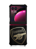 Arsenal Logo Gold 1st Motorola Moto Razr Plus 2023 , Moto Razr+ 2023 Case