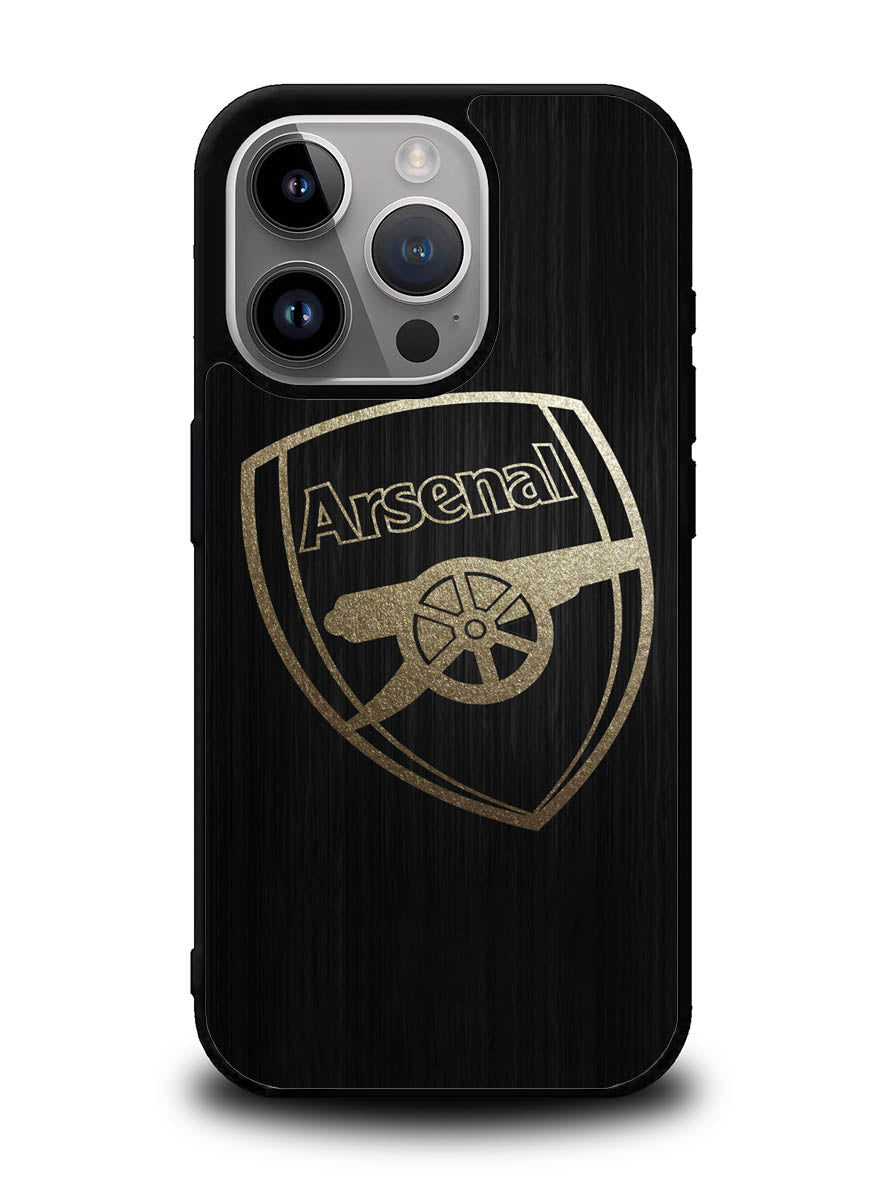 Arsenal Logo Gold 1st iPhone 15 Pro Case