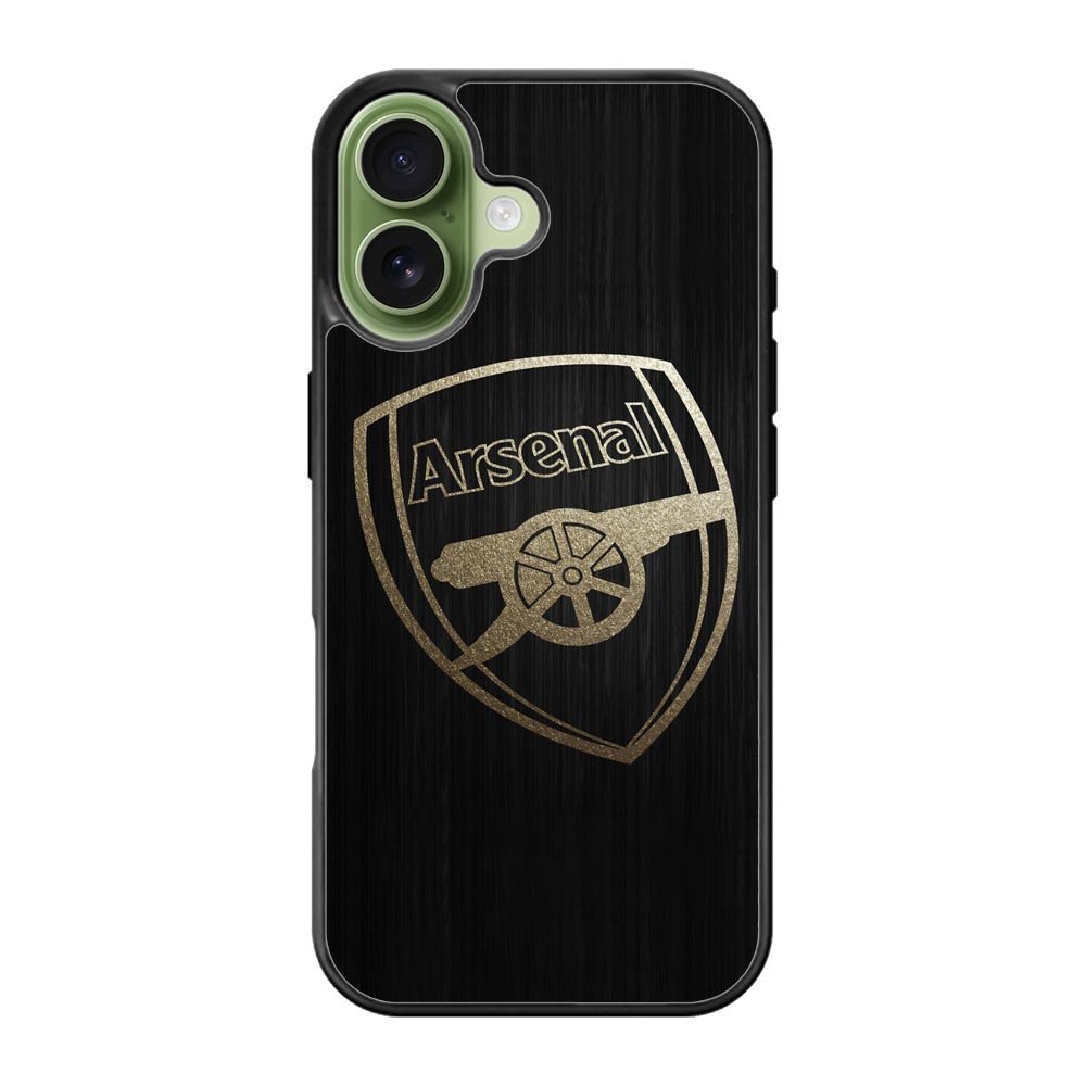 Arsenal Logo Gold 1st iPhone 17 Case