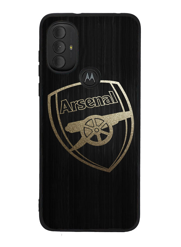 Arsenal Logo Gold 1st Motorola Moto G Pure 2021 , Moto G Power 2022 Case