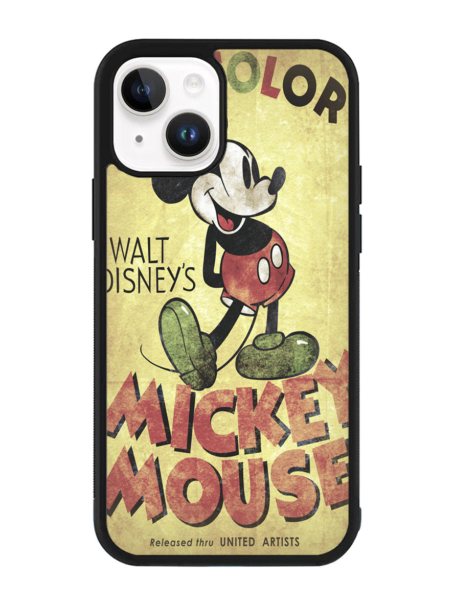 Retro Mickey Mouse iPhone 14 Plus Case QC0523