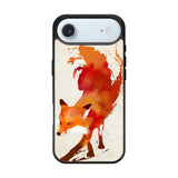 Watercolor art orange red fox animal iPhone Air Case