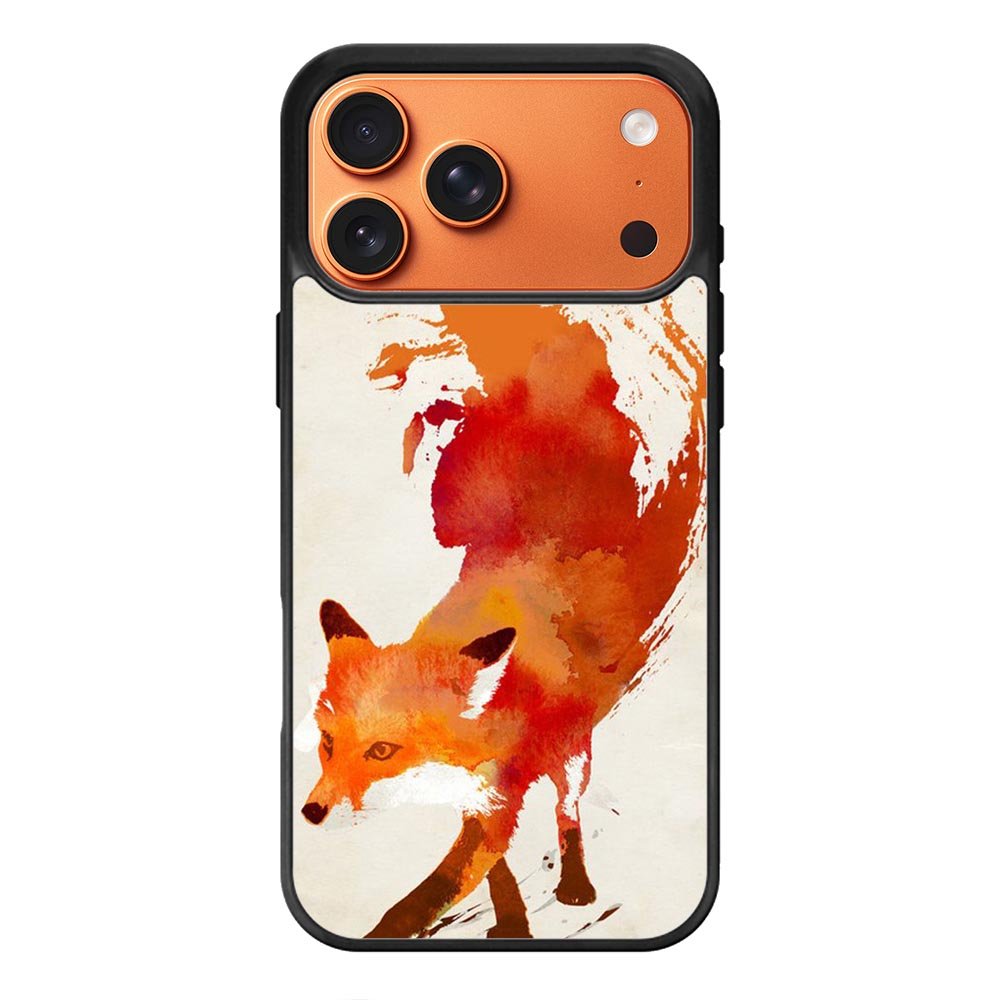Watercolor art orange red fox animal Samsung Galaxy S26 Case