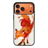 Watercolor art orange red fox animal Samsung Galaxy S26 Case