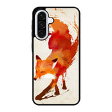 Watercolor art orange red fox animal Samsung Galaxy A56 Case OV1064