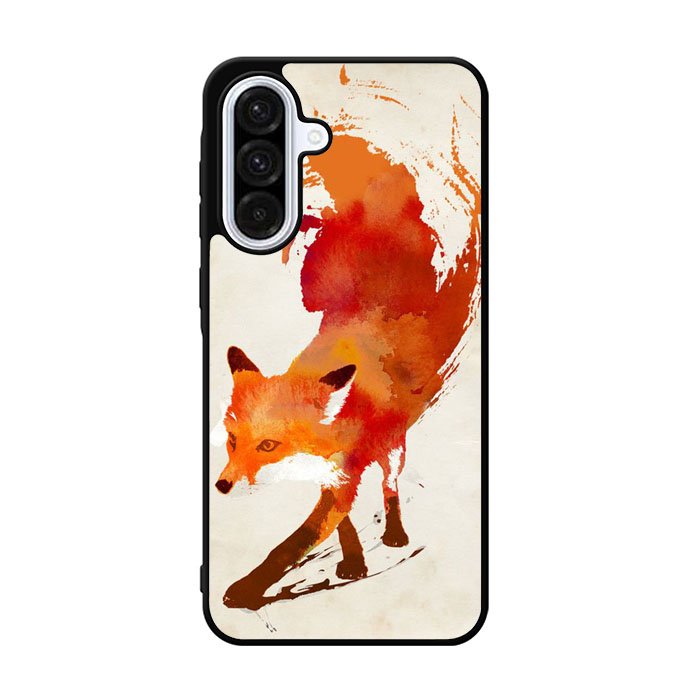 Watercolor art orange red fox animal Samsung Galaxy A36 Case OV1064