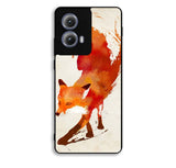 Watercolor art orange red fox animal Motorola Moto Edge 2024 Case OV5113