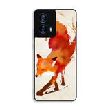 Watercolor art orange red fox animal Motorola Moto G Power 5G 2024 Case OV5113