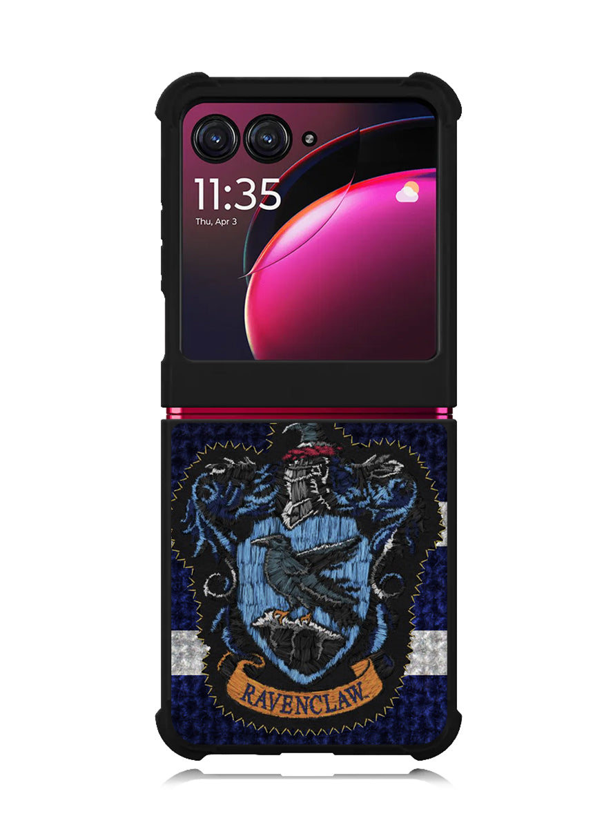 Harry Potter Knit Ravenclaw Wall Crest Logo Motorola Moto Razr Plus 2023 , Moto Razr+ 2023 Case OV0527