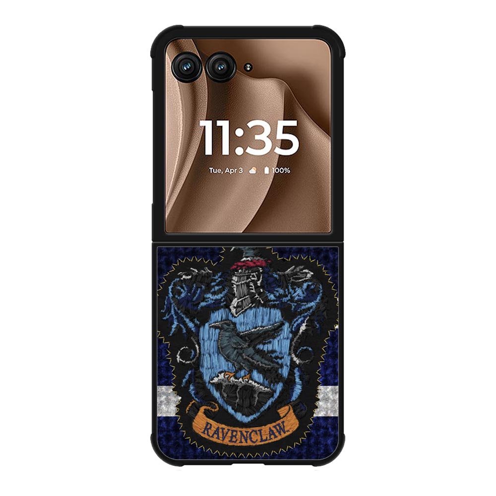 Harry Potter Knit Ravenclaw Wall Crest Logo Motorola Moto RAZR Plus 2025 Case OV0527