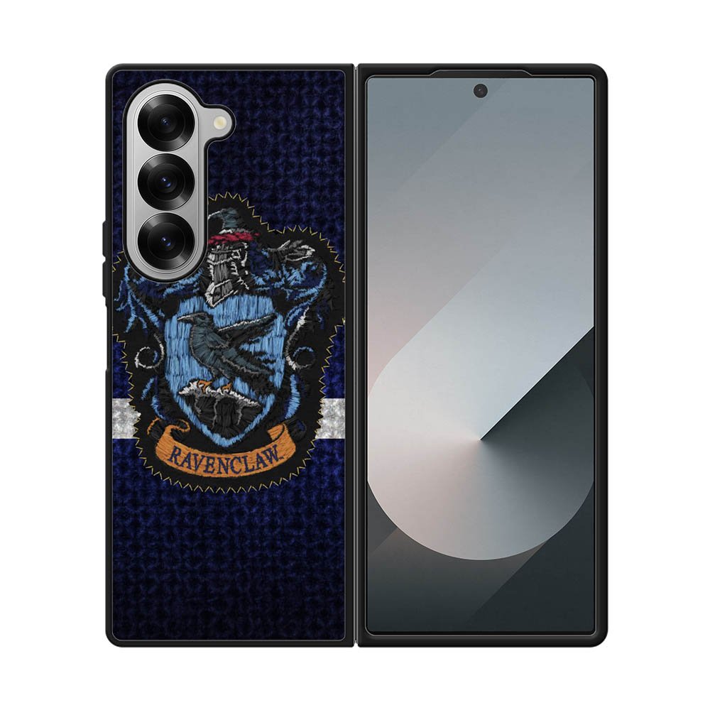 Harry Potter Knit Ravenclaw Wall Crest Logo Samsung Galaxy Z Fold 7 5G Case QC0527