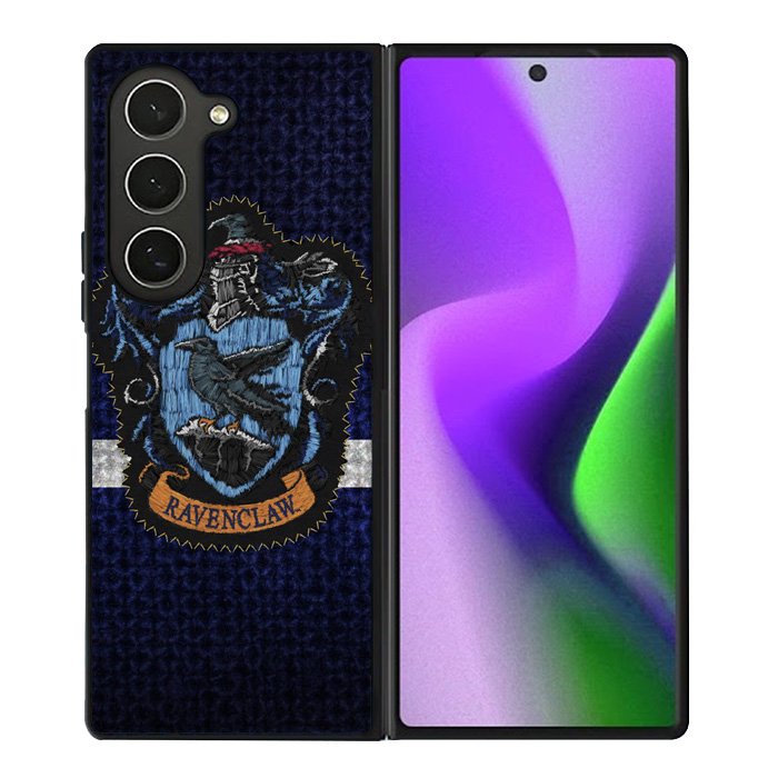Harry Potter Knit Ravenclaw Wall Crest Logo Samsung Galaxy Z Fold 6 5G 2024 Case OV0527