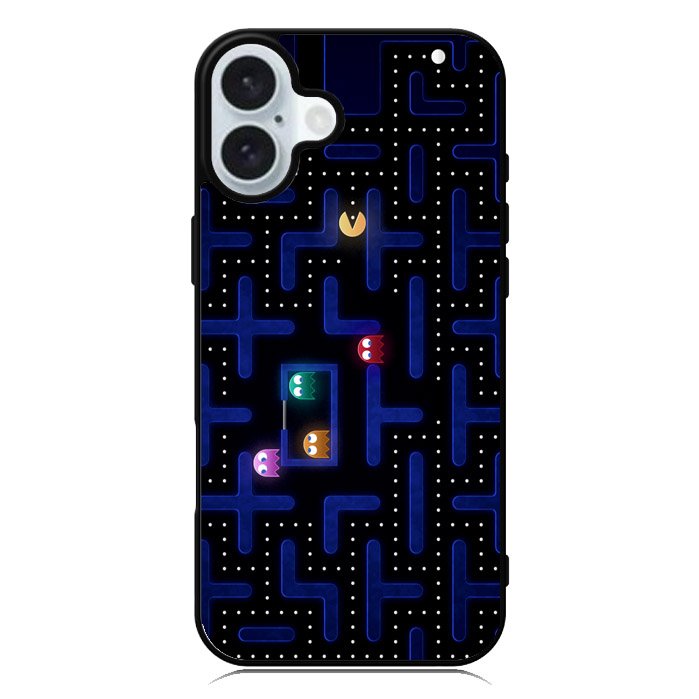 Pacman Game iPhone 16 Plus Case QC0528