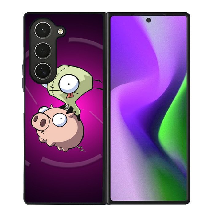 Invader Zim Gir Piggy Samsung Galaxy Z Fold 6 Case