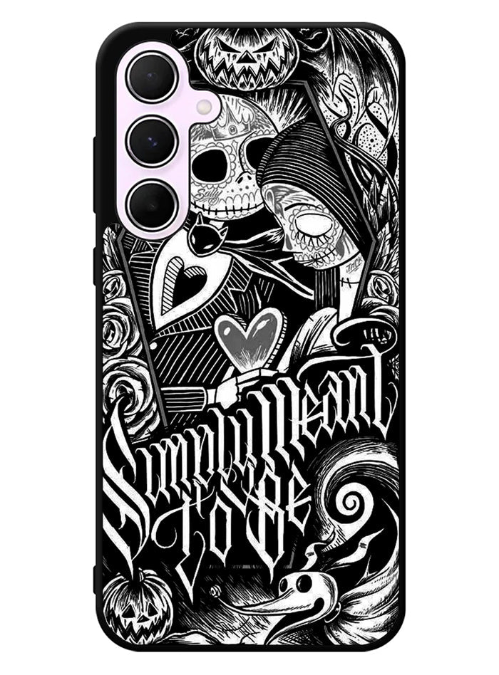 Jack And Sally Muertitos The Nightmare Before Christmas Samsung Galaxy A35 5G Case