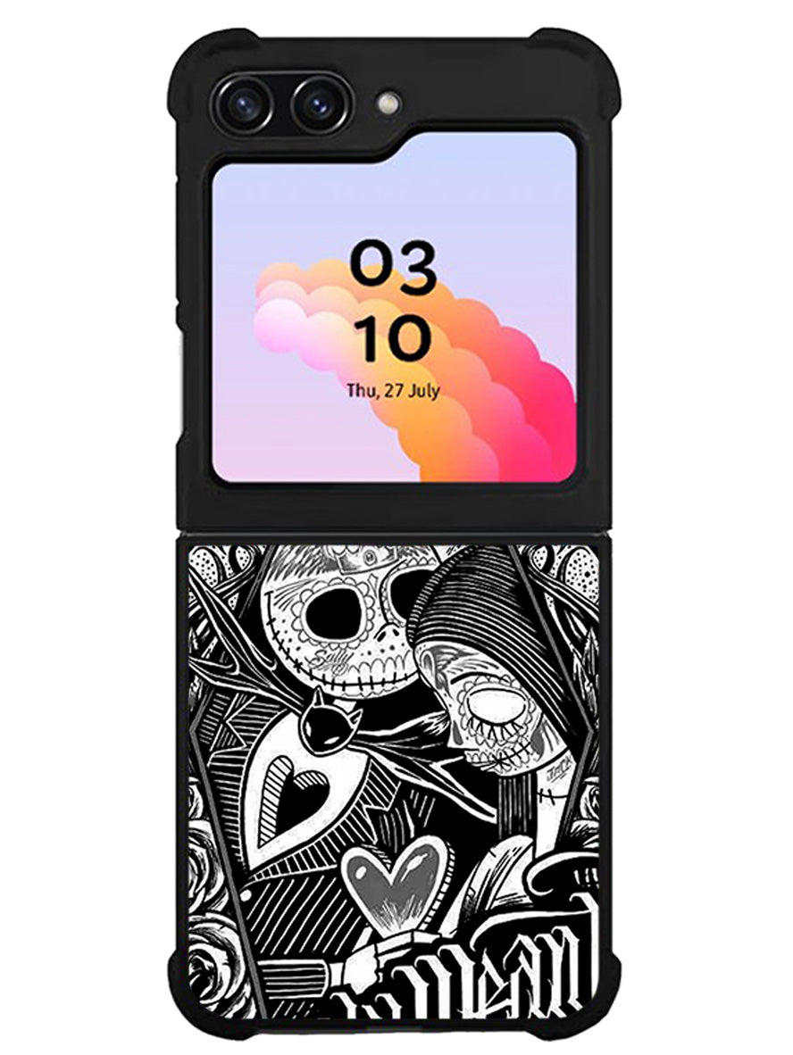 Jack And Sally Muertitos The Nightmare Before Christmas Samsung Galaxy Z Flip 5 5G 2023 Case