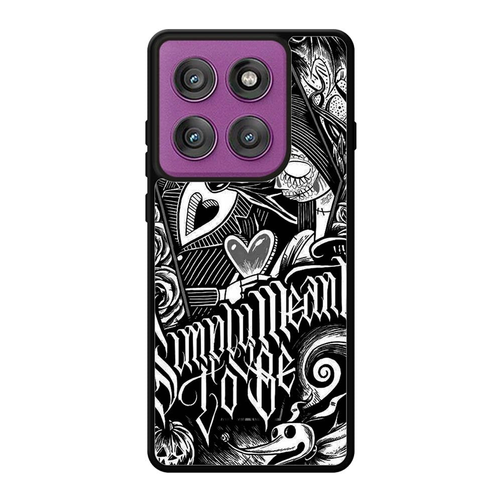 Jack And Sally Muertitos The Nightmare Before Christmas Motorola Moto Edge 60 Pro Case