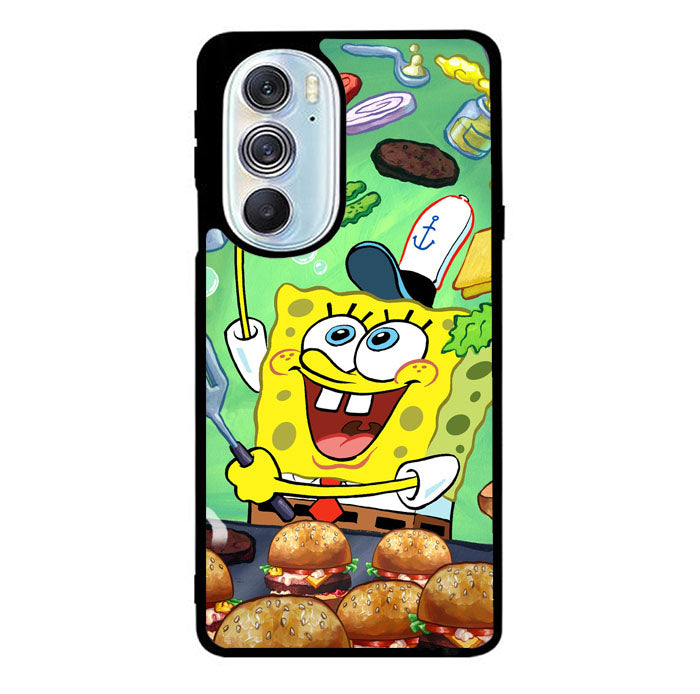 Spongebob Squarepants Krabby Patty Motorola Moto Edge 2022 Case