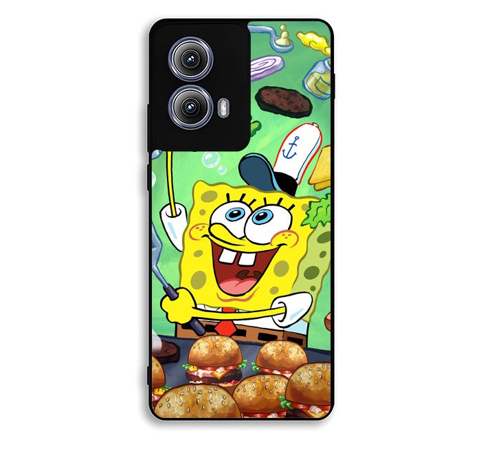 Spongebob Squarepants Krabby Patty Motorola Moto Edge 2024 Case OV7709