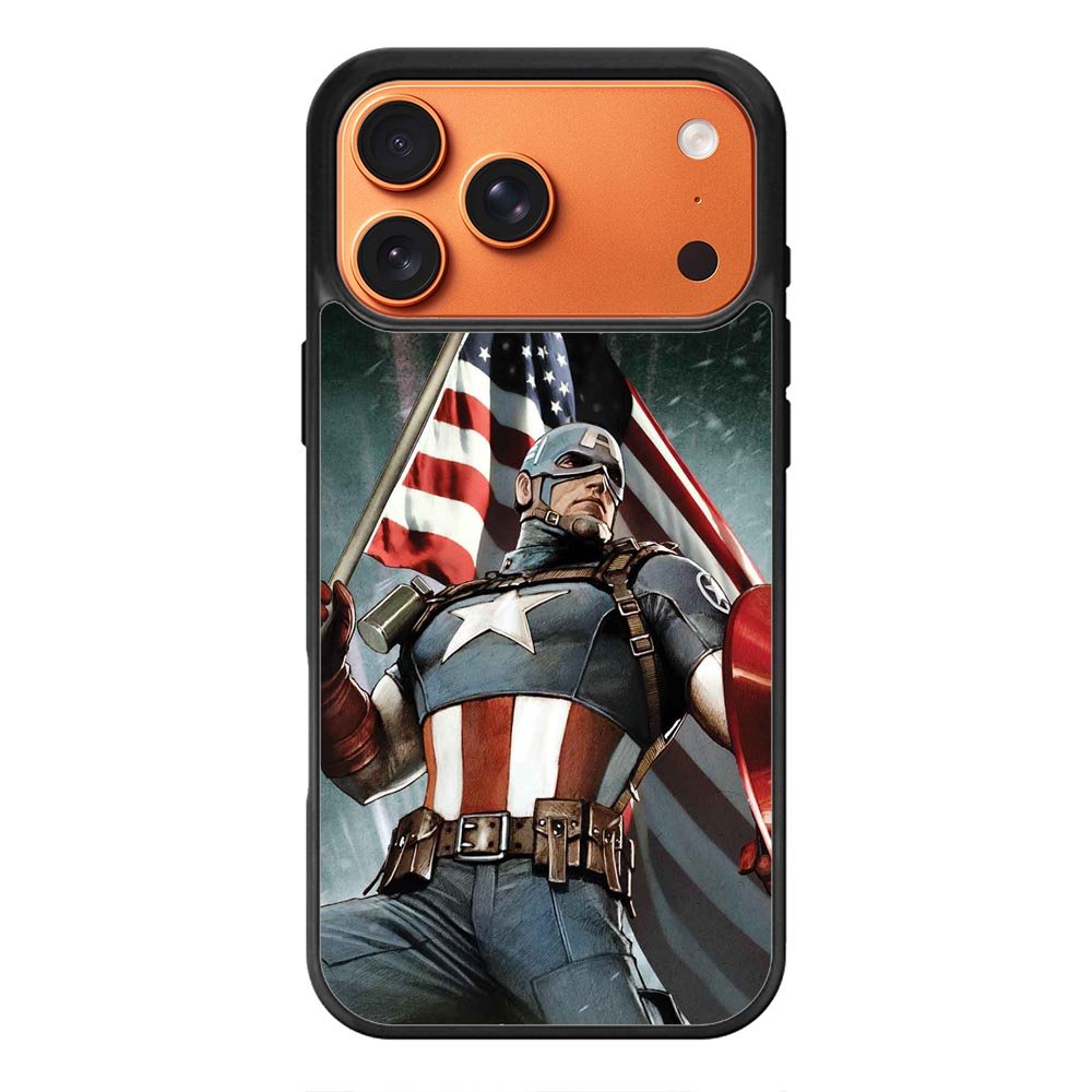 Captain America Cover iPhone 17 Pro Max Case QC0544