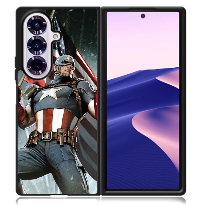 Captain America Cover Samsung Galaxy Z Fold 7 Case OV0544
