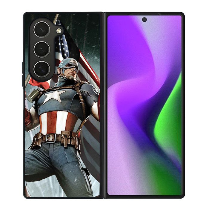 Captain America Cover Samsung Galaxy Z Fold 6 5G 2024 Case OV0544