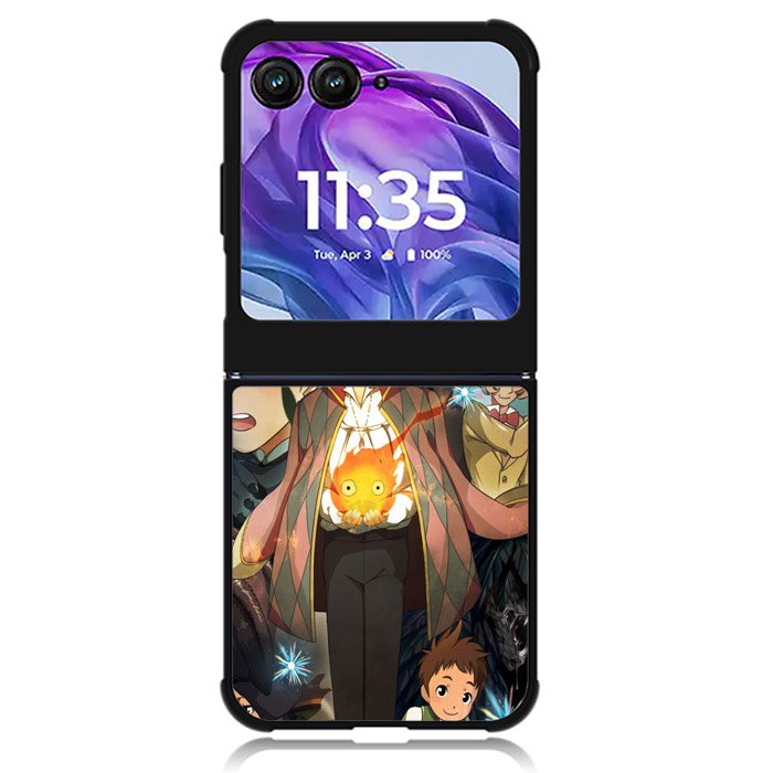 Studio Ghibli HowlS Moving Castle Motorola Moto Razr Plus 2024 , Moto Razr+ 2024 Case
