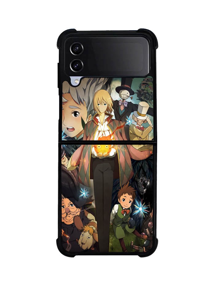 Studio Ghibli HowlS Moving Castle Samsung Galaxy Z Flip 4 5G 2022 Case