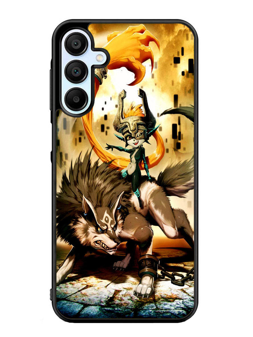 Zelda and wolf twilight princess Samsung Galaxy A25 5G Case