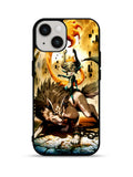 Zelda and wolf twilight princess iPhone 15 Plus Case
